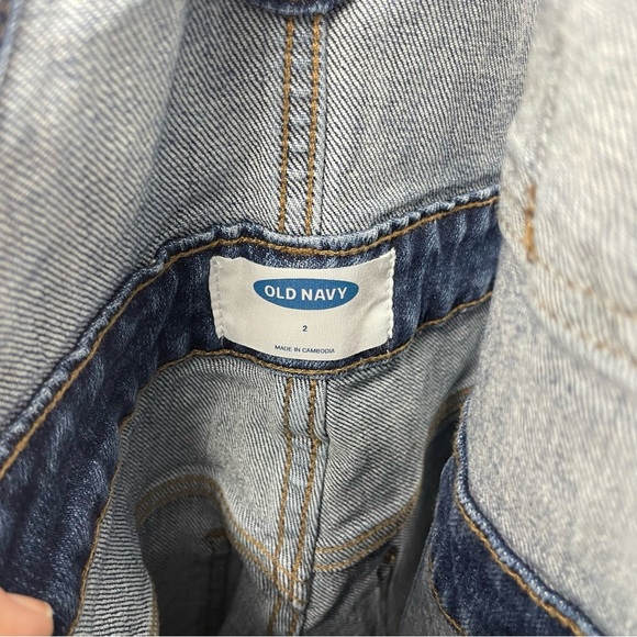 Old Navy OG Overalls Dark Orchid Wash Denim Sz 2 - Picture 3 of 8